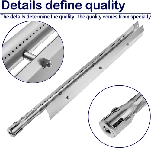 Vista 2 de Recambio de tubo de quemador para horno Viking 316-911, VGBQ 30 en serie T, VGBQ 41 en serie T y otras parrillas de gas, tubo de quemador de tubo