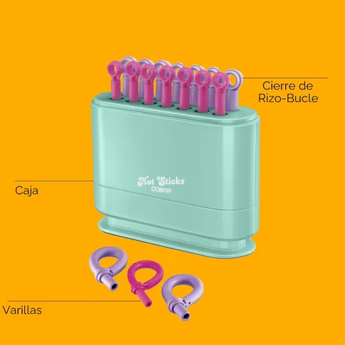 Vista 2 de Conair - Rodillos calientes de silicona para cabello largo, mediano y todo tipo de cabello - Rizador de cabello - Sin necesidad de clips