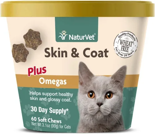 Vista 10 de NaturVet Scoopables Aceite de Anchoa Omega-Gold y Suplemento de salmón para perros y gatos – Apoya la piel y el pelaje saludables más DHA, EPA