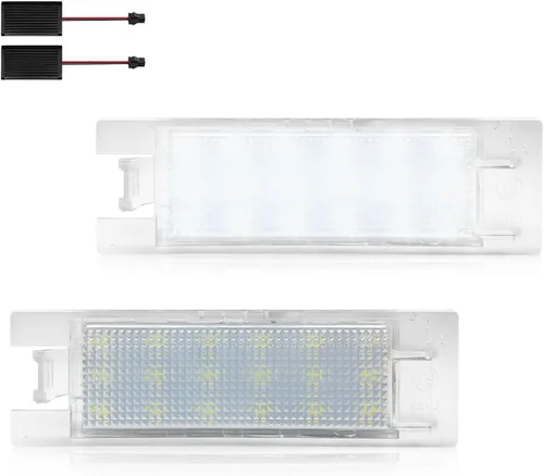 Vista 12 de LESAUCE Kit de luces LED para matrícula para Dodge Ram 1500 Pickup 1994-2001, Dodge Ram 2500/3500 1994-2002 Pickup - LED blanco de 6000 K, carcasa