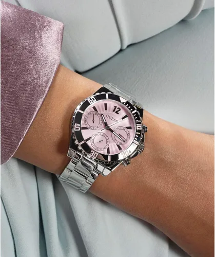 Vista 5 de GUESS Silver-Tone Multifunction Watch