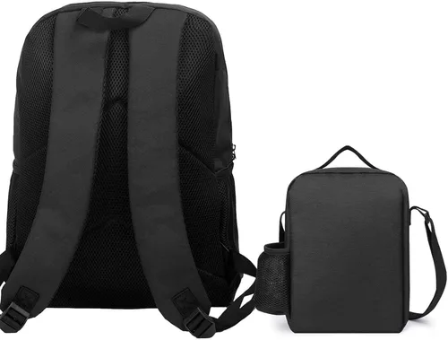 Vista 6 de oqatdsn Mar.io Su.per - Mochila para adolescentes y niñas con lonchera y estuche 3 en 1