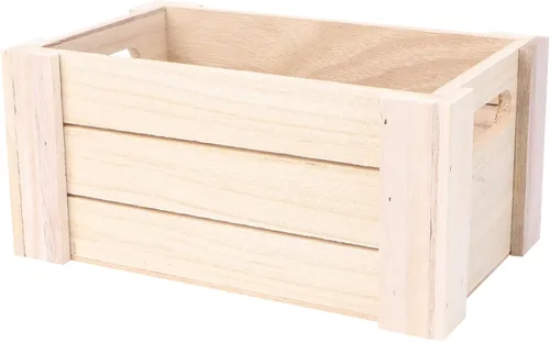 Vista 8 de 1 cesta de almacenamiento de escritorio de madera, caja de almacenamiento, maceta de madera de granja, caja de frutas de madera, exhibición de cajas