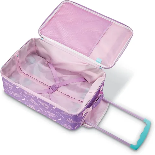 Vista 6 de AMERICAN TOURISTER - Equipaje vertical infantil de superficie blanda de Disney, Princesa), 139451-2093