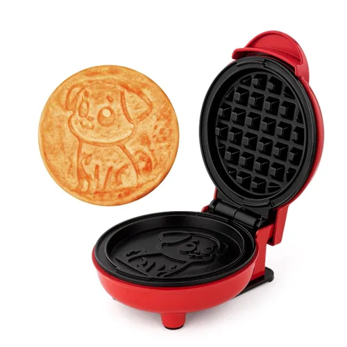 Vista 8 de Holstein Housewares - gofrera antiadherente personal, color negro – gofres de 4 pulgadas en minutos