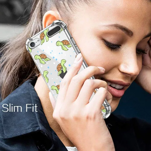 Vista 6 de ZIYE Funda protectora transparente compatible con iPod Touch 7ª generación, iPod Touch 6 5, funda protectora a prueba de golpes para iPod Touch