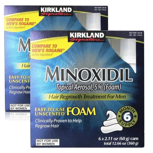 Vista 5 de Minoxidil en espuma Kirkland Signature, 2.11 onzas, 1.5 libras