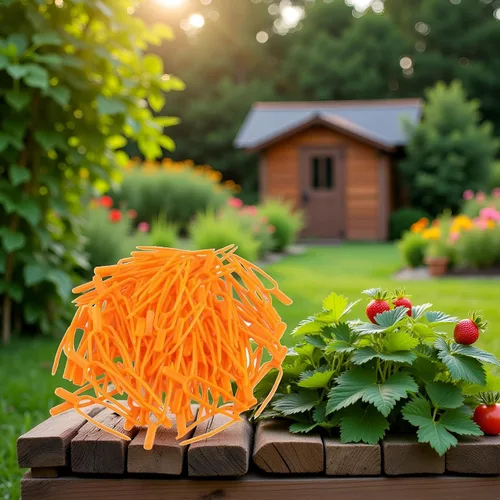 Vista 5 de 50 clips de fijación de plantas de jardinería, clips de plástico para trepar plantas, clips de fijación fijos, herramienta fijadora de tenedor