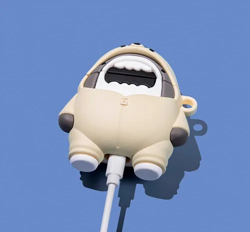 Vista 3 de Funda para AirPods Pro, diseño de dibujos animados en 3D, de lujo, a la moda, linda y divertida estética para niñas, hombres, adolescentes, niños