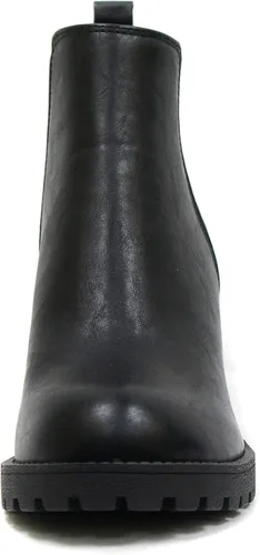 Vista 4 de Soda ORIGAMI BOTINES DE MUJER SUELA DE TACÓN MEDIO DE MODA CON GORE ELÁSTICO DOBLE