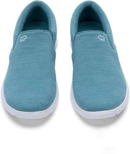 Vista 2 de Merinos Zapatos deportivos de moda para mujer, zapatos casuales sin cordones, hechos con lana australiana, zapatos de tenis ligeros y duraderos