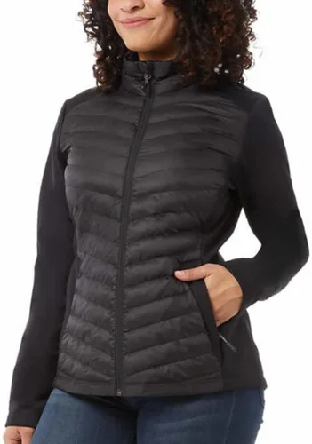 Vista 2 de 32 Degrees - Abrigo mixto para mujer, color negro, talla L, Negro