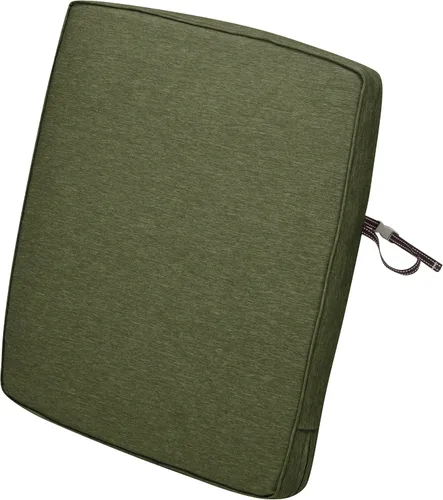 Vista 27 de Classic Accessories Ravenna - Cojín de asiento de patio resistente al agua de 21 x 19 x 5 pulgadas, verde azulado, cojín de sofá de dos plazas