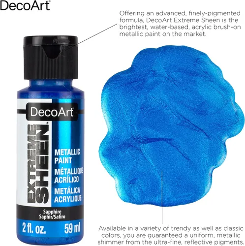 Vista 3 de DecoArt Pintura acrílica Copper Extreme Sheen de 2 onzas, 2 onzas líquidas (paquete de 1), metálico