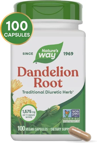 Vista 7 de Nature 's Way - Raíz de diente de león, de 525 mg. 100 cápsulas, 12300, 100, 1, 1
