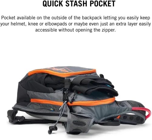 Vista 4 de USWE Airborne Limited Race Edition con bolsa de agua incluida, mochila de hidratación para hombres y mujeres, ideal para MTB, ciclismo, ciclismo