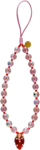 Vista 10 de Drawwind Correa con cuentas para teléfono con pulsera universal, cordón para teléfono celular lindo, pulsera de muñeca con cuentas, cadena de hilo