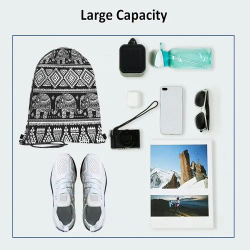 Vista 3 de Beabes Acuarela Unicornio Cordón Bolsas Mochila Gimnasio Saco, Multi-a71, Mochilas de viaje