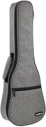 Vista 15 de CLOUDMUSIC Estuche para ukelele Bolsa de concierto Mochila acolchada para soprano 21 pulgadas (Soprano, Negro) Padded, Backpack