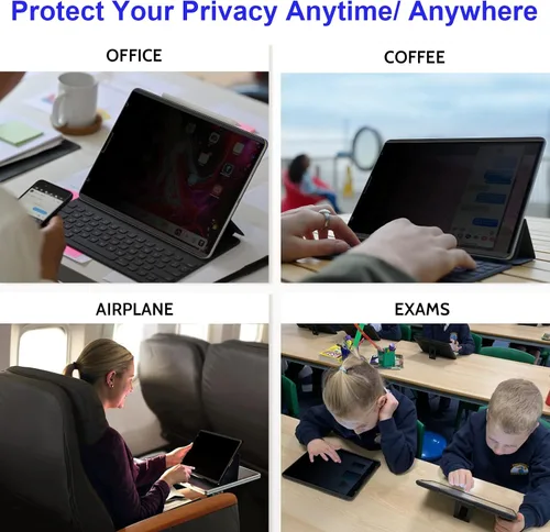 Vista 7 de Mamol Protector de pantalla magnético para iPad de 11ª generación (A6, 2025)/10ª generación (2022), protector de pantalla de privacidad, iPad
