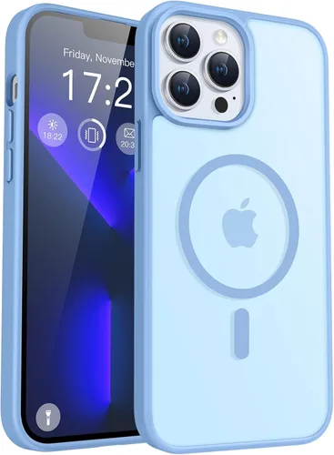 Vista 33 de Funda para teléfono Google Pixel 9 Pro XL, Compatible con Magnético, Protección contra Caídas de Grado Militar Translúcida Mate Resistente a Golpes