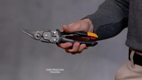 Vista 5 de ToughBuilt - Tijeras de aviación de corte izquierdo, tijeras de metal