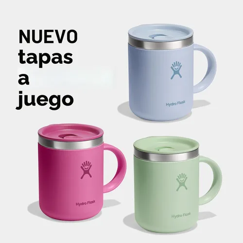 Vista 5 de Hydro Flask - Juego de regalo de taza de café; con aislamiento térmico, de acero inoxidable, antiderrame, a prueba de fugas; 12 onzas, color negro
