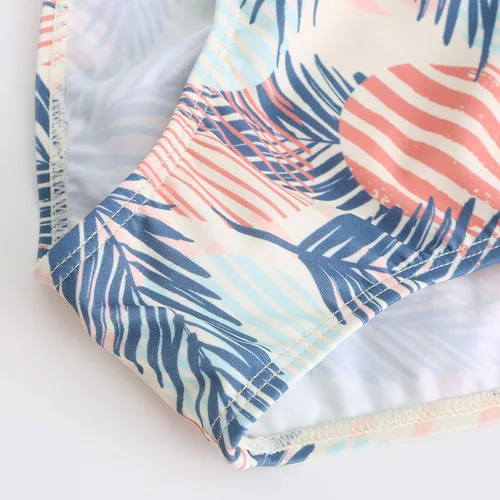 Vista 4 de Trajes de baño de dos piezas para niñas Rainbow Bikini con correa ajustable trajes de baño