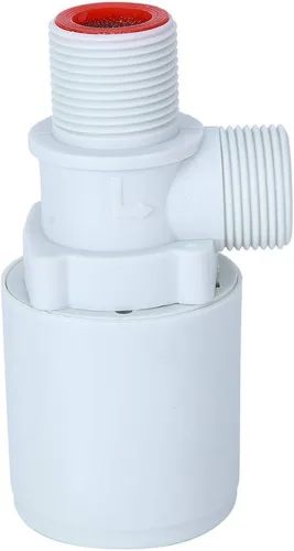 Vista 3 de Estink Válvula de flotador automática, rosca de 3/4 pulgadas, control de nivel de agua vertical de plástico con filtro, válvula de bola con sensor