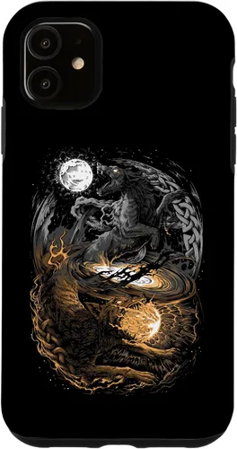Vista 8 de Funda para iPhone 16 Lobo Viking Wolf Norse Mythology Pagan Ragnarok Wolves