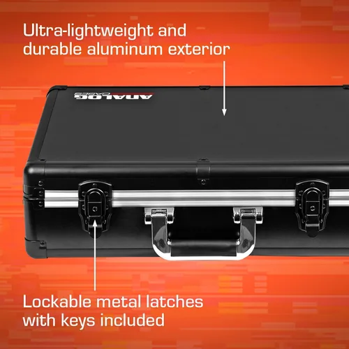 Vista 4 de ANALOG CASES Funda SPD-SX/SPD-SX Pro - Funda rígida UNISON ultraligera Ultra-Lightweight and Durable Aluminum Case, Die-Cut Foam Padded