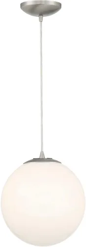 Vista 2 de Access Lighting 23941-BS/OPL - Colgante de perlas, 1 luz, 60 vatios, acero cepillado