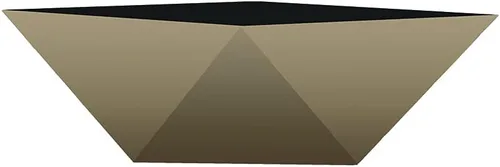 Vista 9 de The HC Companies Cuenco decorativo para suculentas de plástico facetado de 6 pulgadas, maceta decorativa única para interiores con orificio
