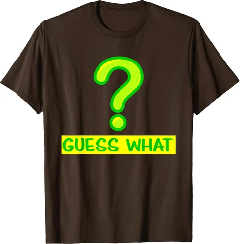 Vista 50 de Question Mark playera Guess What playera, hombre XL, Púrpura