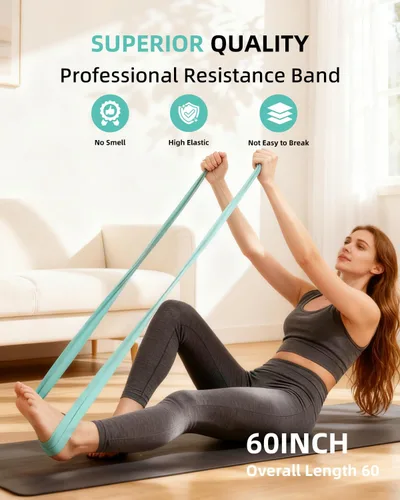 Vista 8 de Pilates Ring Set - Studio-Grade Anti-Deformation Pilates Kit - Pilates Equipment for Home Workout - 14'' Pilates Ring, Pilates Ball, 2 Dumbbells, 5