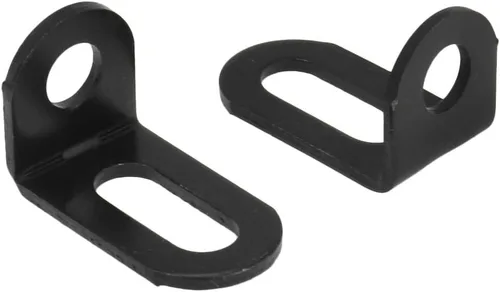 Vista 4 de Bitray Soportes de esquina en forma de L de 1.2 x 0.8 x 0.7 pulgadas, soportes ajustables de ángulo recto resistentes para muebles, soportes