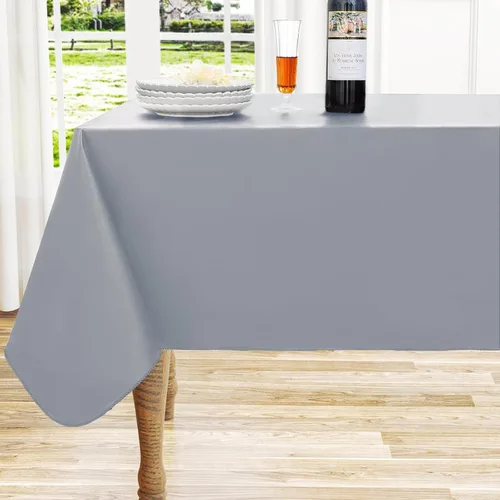 Vista 13 de homing - Mantel cuadrado de vinilo, mantel de plástico impermeable y a prueba de derrames con respaldo de franela, cubierta de mesa fácil de limpiar