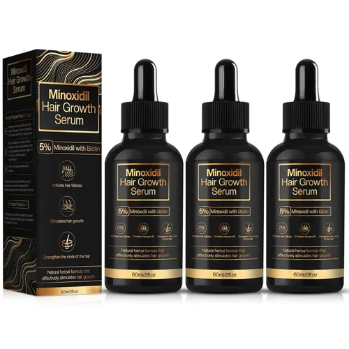 Vista 7 de 5% Minoxidil Hair Growth for Men and Women, Minoxidil Hair Growth Serum, Promotes Hair Growth, Strengthens Hair Follicles, Helps Prevent Hair Fall