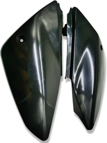 Vista 3 de CLEO - Kit de trabajo de carenado de plástico para guardabarros, kit de guardabarros de plástico de 7 piezas para CRF70 Mini Dirt Bikes, color negro