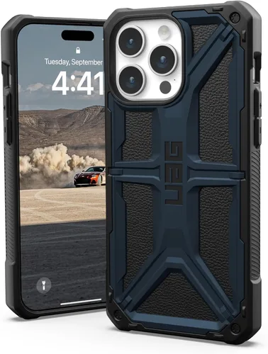 Vista 11 de URBAN ARMOR GEAR UAG Funda [versión actualizada] compatible con iPhone 15 Pro Max de 6.7 pulgadas, Monarch Crimson resistente, resistente grado