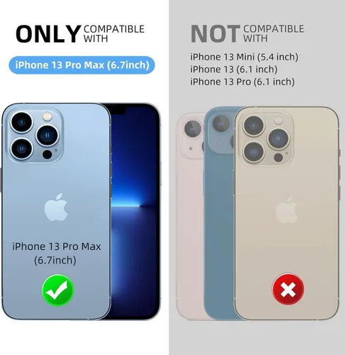 Vista 2 de Mitywah Funda impermeable para iPhone 13 Pro Max, funda de metal resistente de grado militar, funda protectora de cuerpo completo bajo el agua, a