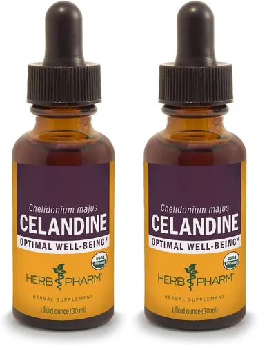 Vista 2 de Herb Pharm Gotas de extracto líquido de celidonia orgánica certificada, 1 onza