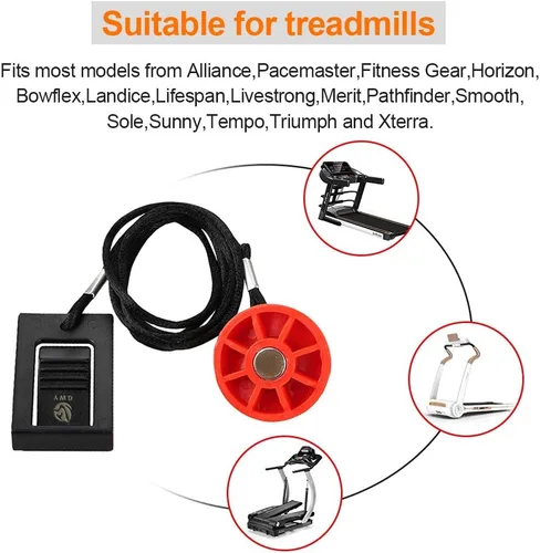 Vista 5 de Treadmill Magnet Safety Key Compatible with Most of NordicTrack Proform Image Weslo Epic Golds Gym Freemotion and Healthrider Treadmills
