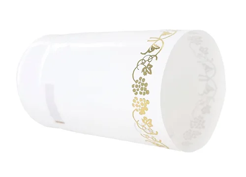 Vista 7 de Home Brew Ohio Paquete profesional de corcho y PVC (blanco con uvas doradas)