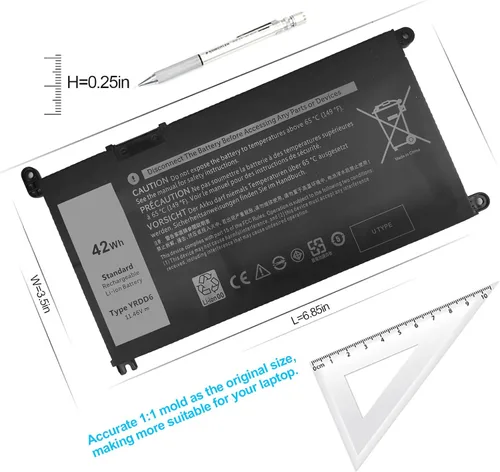 Vista 3 de YRDD6 VM732 1VX1H Batería para Dell Inspiron 14 5480 5482 5485 5493 15 3501 3583 3584 3493 3593 5585 5590 5593 5481/5481/5488 2/549 1 5591 7586 3310