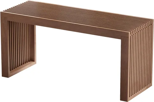 Vista 14 de APRTAT Banco de Comedor de Bambú, Banco de Mesa de Cocina Interior de 35 Pulgadas Decoración de Granja, Banco Zapatero de Entrada, Banco Exterior