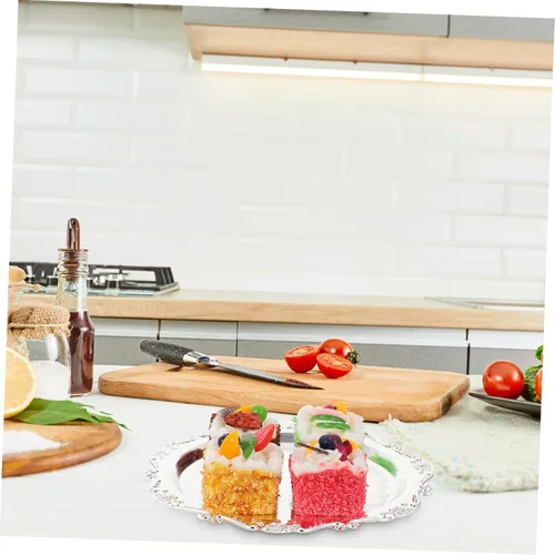 Vista 2 de UPKOCH Frutero Bandeja de postre Plato creativo para servir Frutero Estético Tazón de frutas Cumpleaños Plato Ensalada