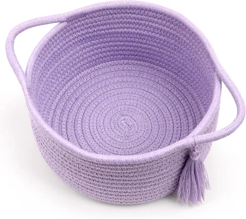 Vista 25 de Cestas de regalo grandes vacías para llenar, bonita canasta tejida para adolescentes, mujeres, baby shower, cubo de juguetes pequeño decorativo