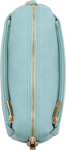 Vista 105 de FashionPuzzle Triple Zip Small Crossbody Bag