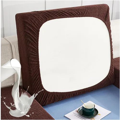 Vista 23 de Fundas de cojín para asiento de sofá, impermeables, de alta elasticidad, universal, elástica, fundas de cojín de repuesto para cojines individuales